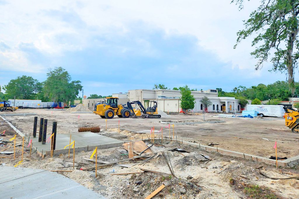 Construction, as of June 2023, on the 25,000-square-foot medical office building for women’s health on King Street.