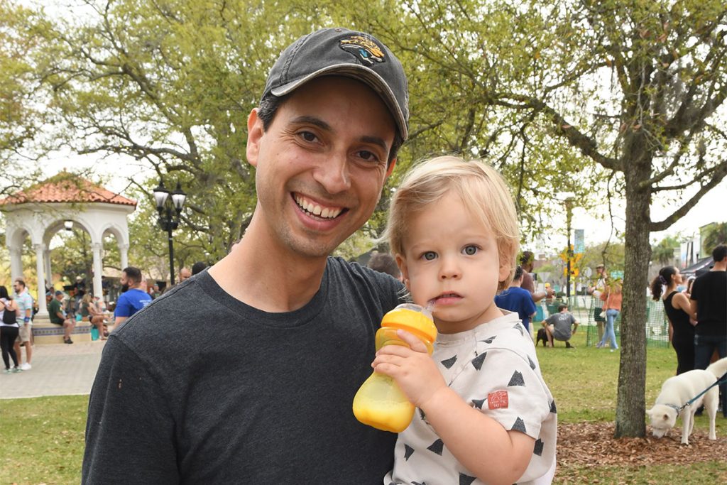 Alexei and Avery Acosta spending quality time together in the heart of San Marco during BeerFest 2024.