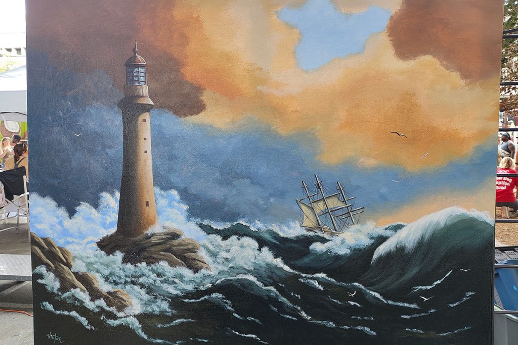 Painting by Victor Manino