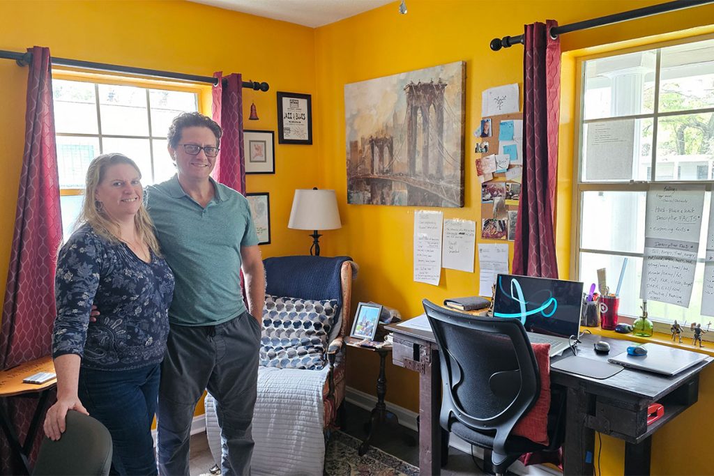 Nistra says the room that serves as his office is true to the original layout and often wonders if Mae Axton once listened to or played music where he now works.