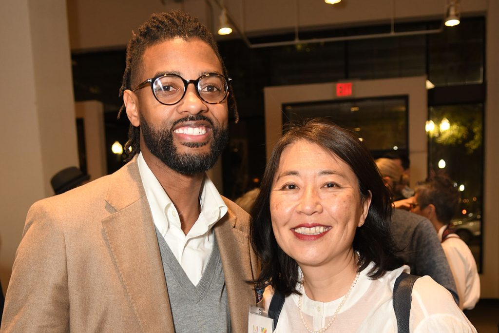 Isaiah Oliver with Mari Kuraishi