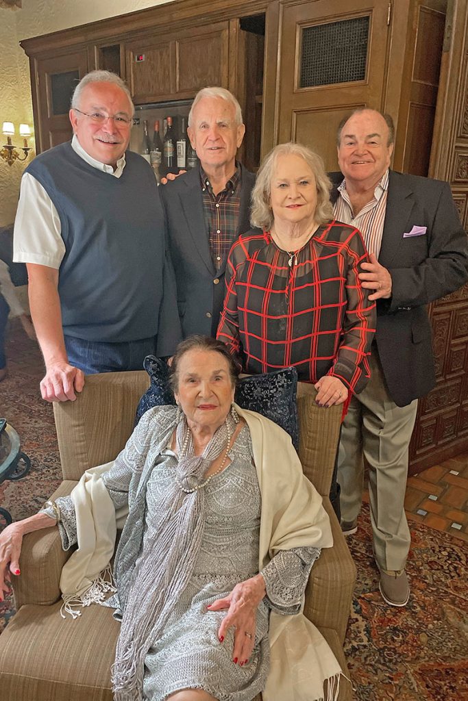 Eunice Harris with her four children: Lester Harris, Duke Harris, Dorothy Hightower and Calhoun Harris.