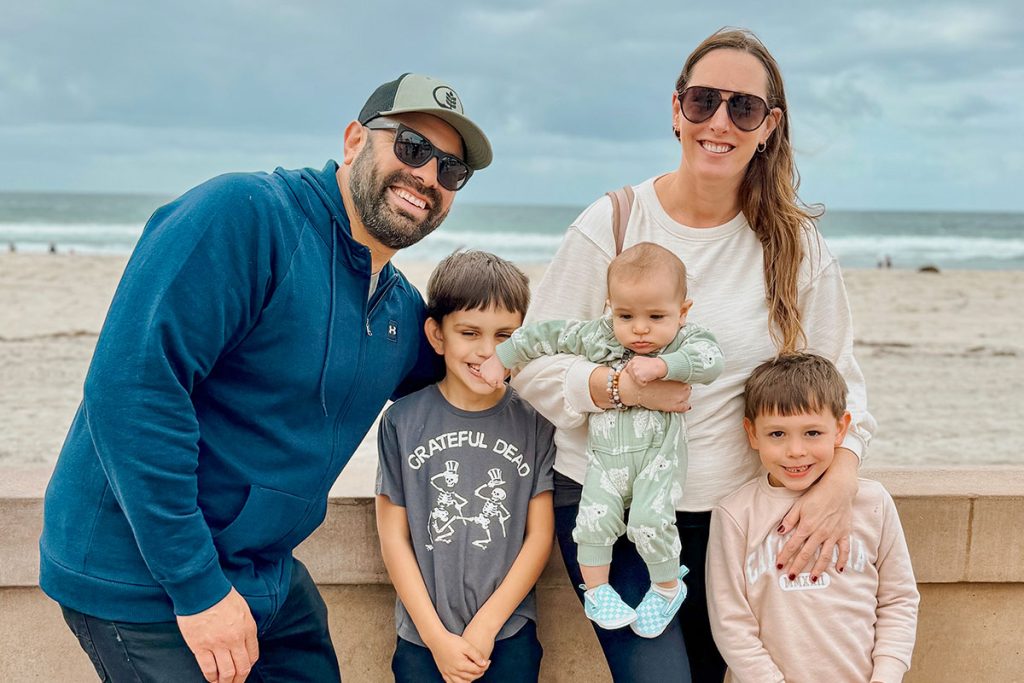 Joel, Job, Kristen, Jesse and Silas in San Diego.
