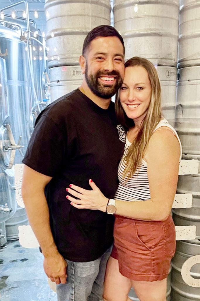 Joel Marroquin with his girlfriend, Kristen Montiel