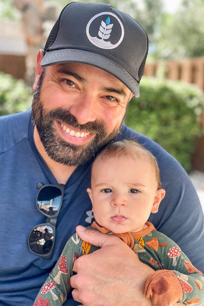 Joel Marroquin with his son, Jesse.