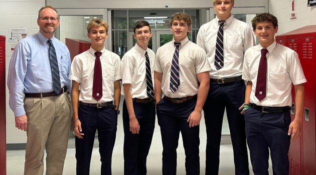 Climbing Wall Helps Five Rise to Eagle Scout