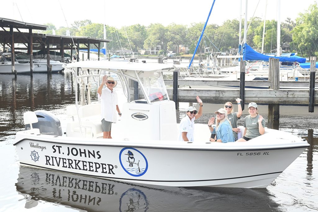 Members of the SAVe Our River’s Grasses expedition recently conducted a four-day expedition to measure the river’s grasses.