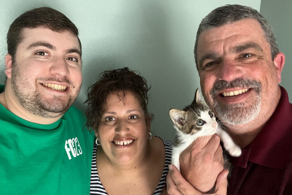 Brenda, Jim & Jonathon Haffner with Nimbus