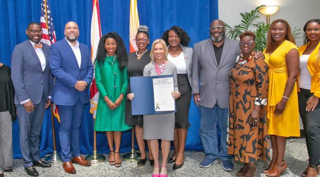 Deegan introduces African American Advisory Board members at Juneteenth ceremony