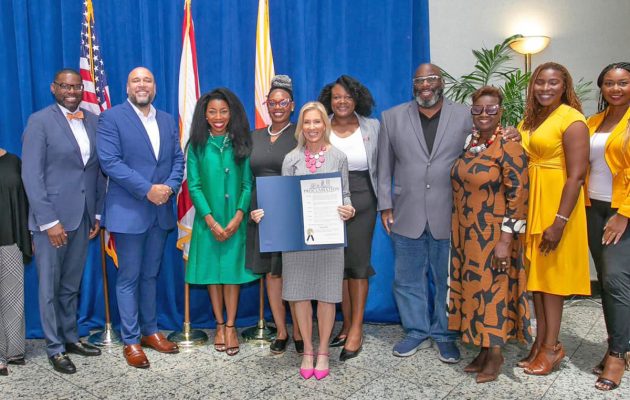 Deegan introduces African American Advisory Board members at Juneteenth ceremony