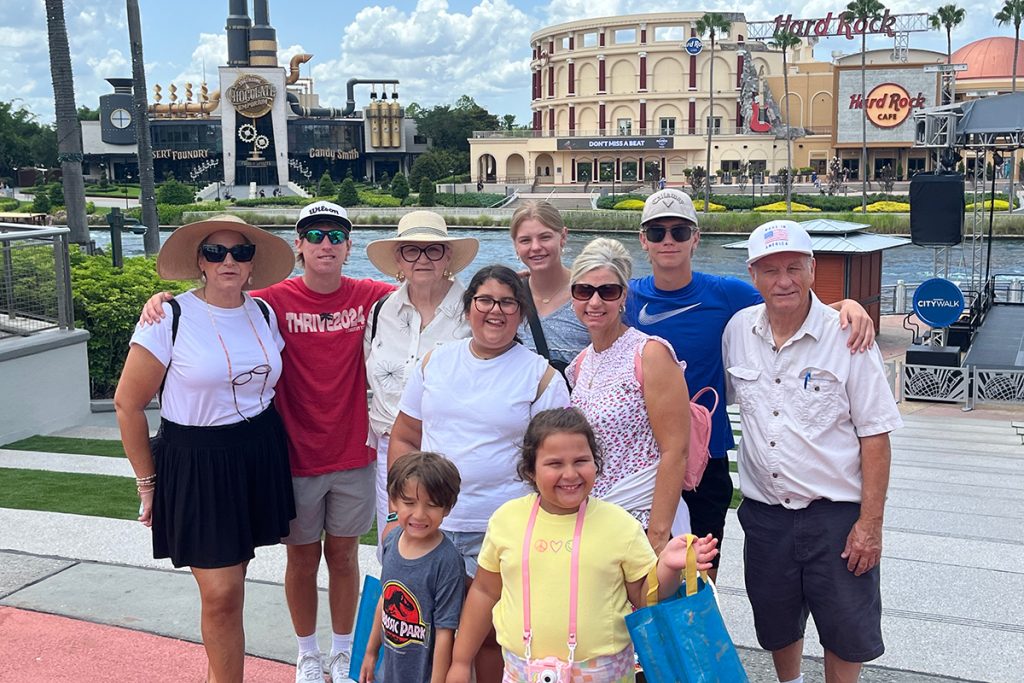 The Sniffen, Jurado and Bork families in Orlando