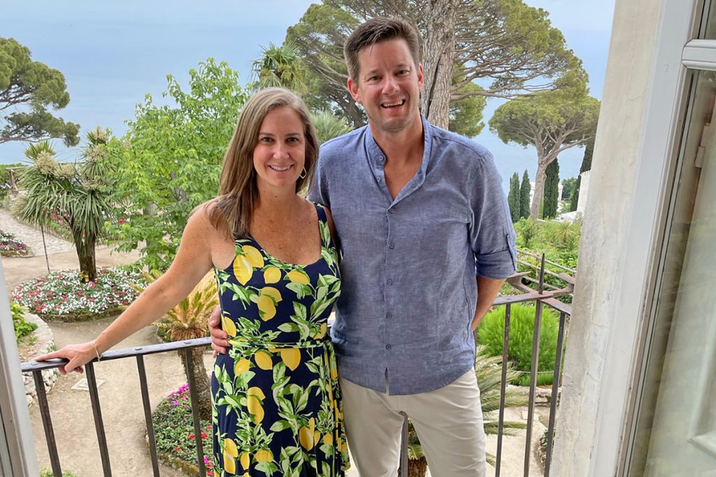 Rhiannon Powell and her husband, Kevin Powell