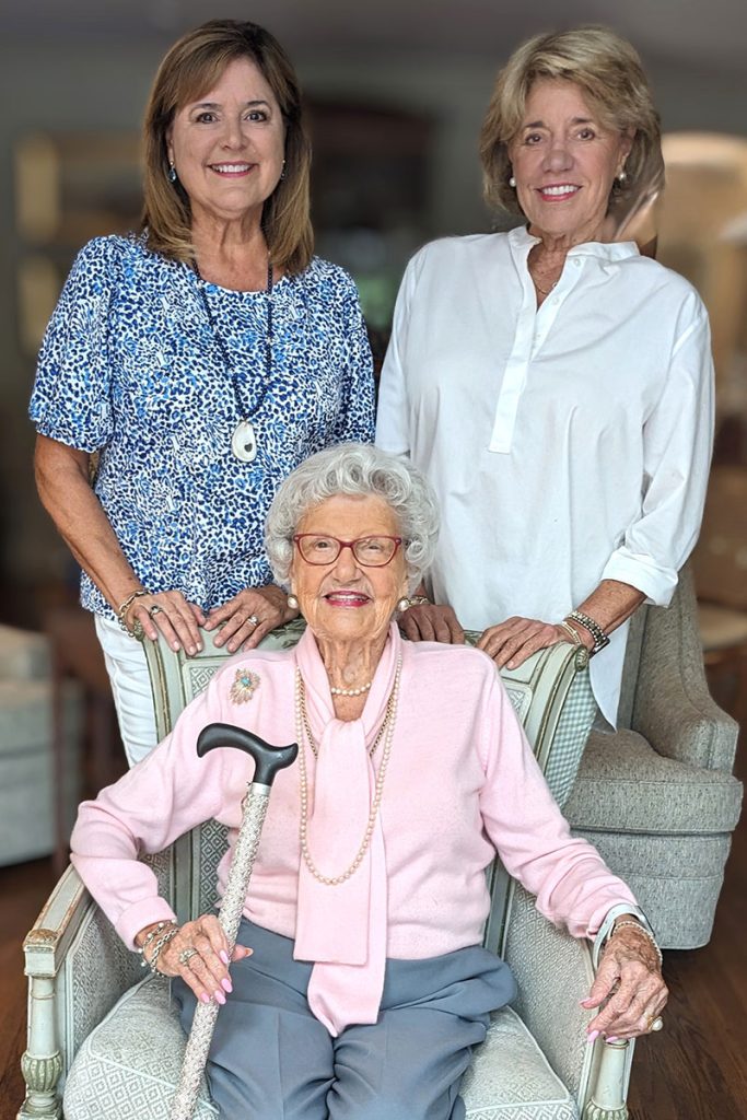 Carolyn Houston, Mary Love Strum and Mary Love McArthur