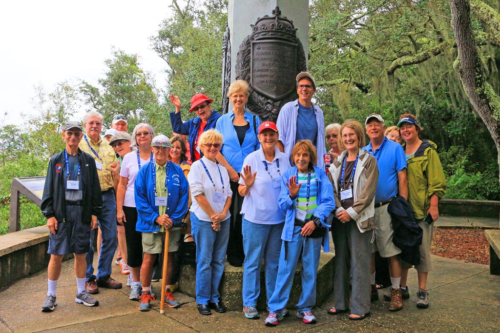OLLI members visit Fort Caroline.