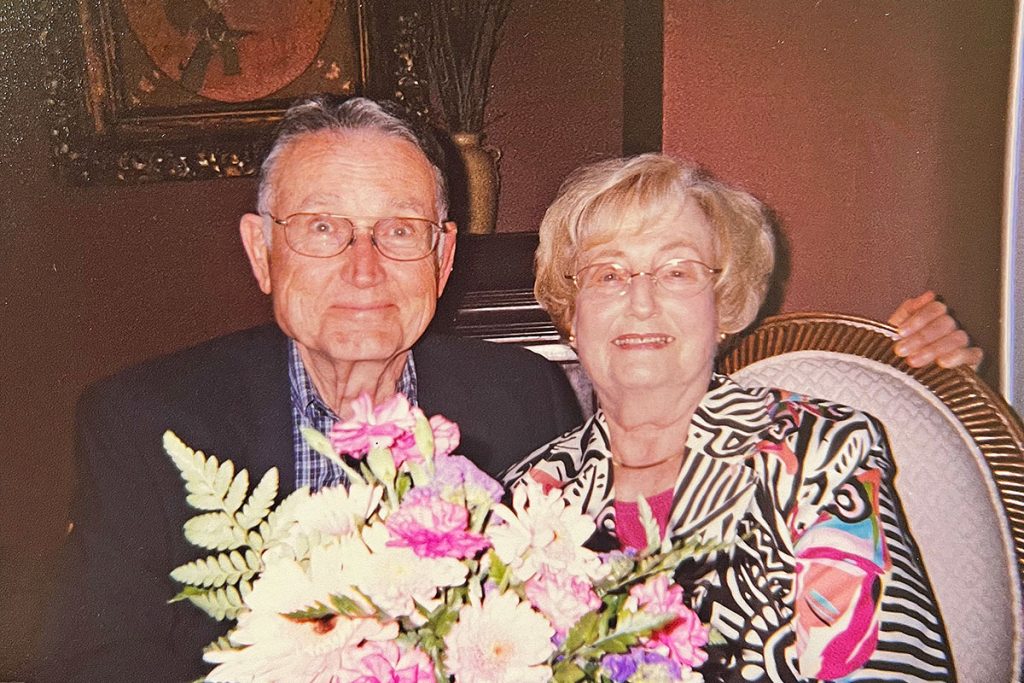 Dr. Joseph Stokes and Daythel Stokes on their wedding anniversary
