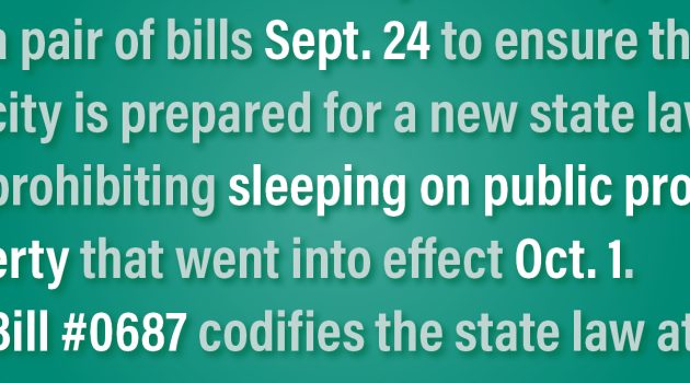 Jacksonville prepares for state law banning sleeping on public property