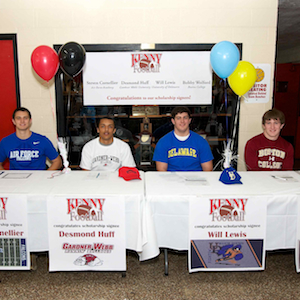 Bishop Kenny students sign for scholarships